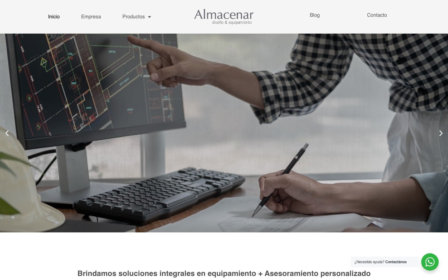 Sitio web Almacenar — almacenar.com.ar, desarrollo WordPress por MSA Projects