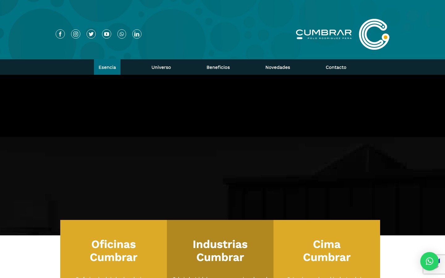 Sitio web Cumbrar — cumbrar.com.ar, desarrollo WordPress por MSA Projects