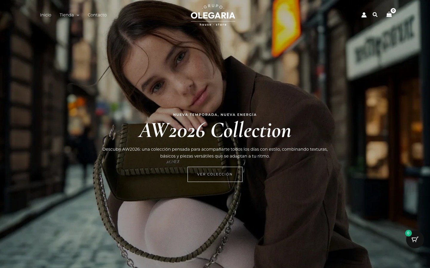 Tienda online Olegaria — e-commerce WooCommerce por MSA Projects